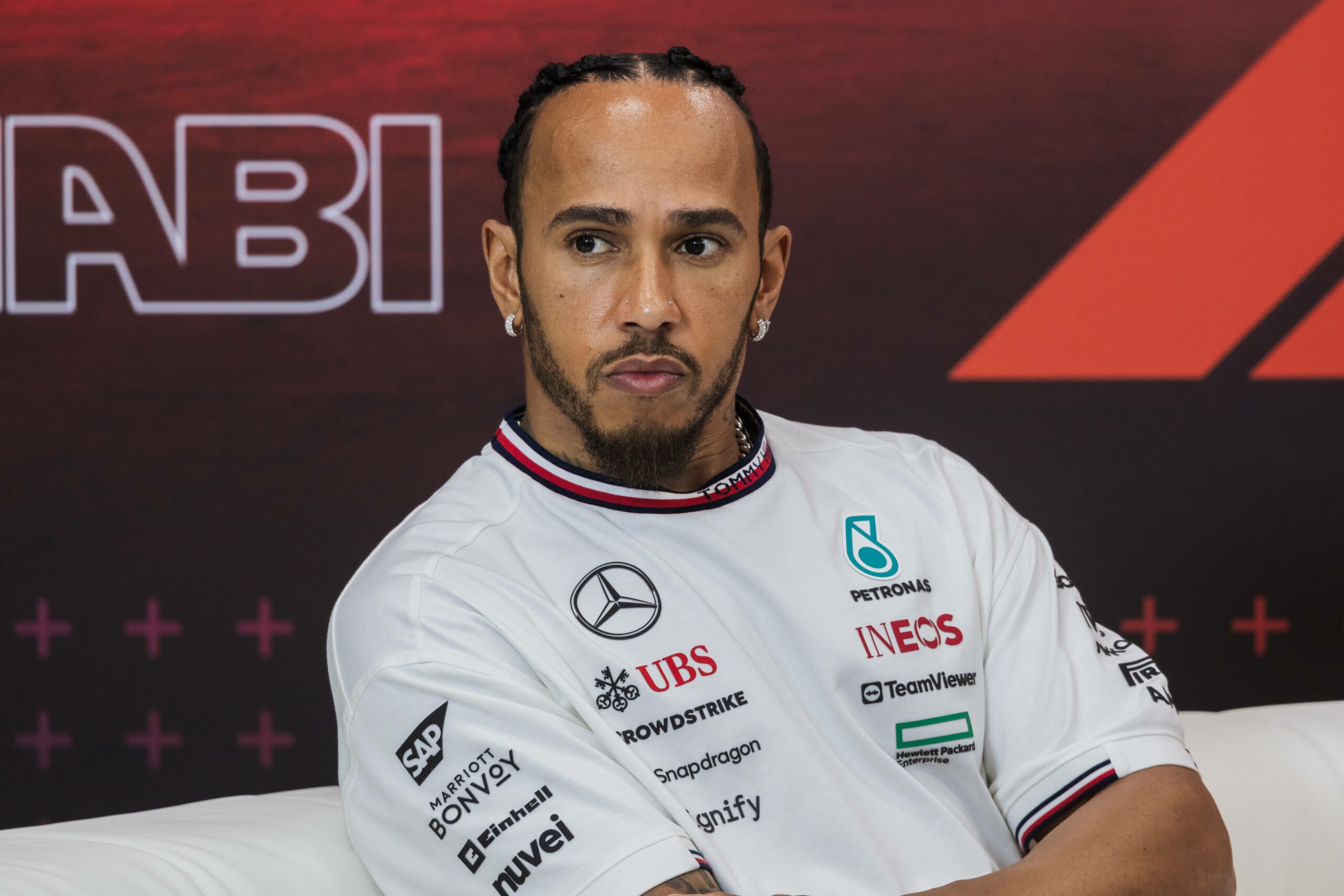 Lewis Hamilton beim Interview