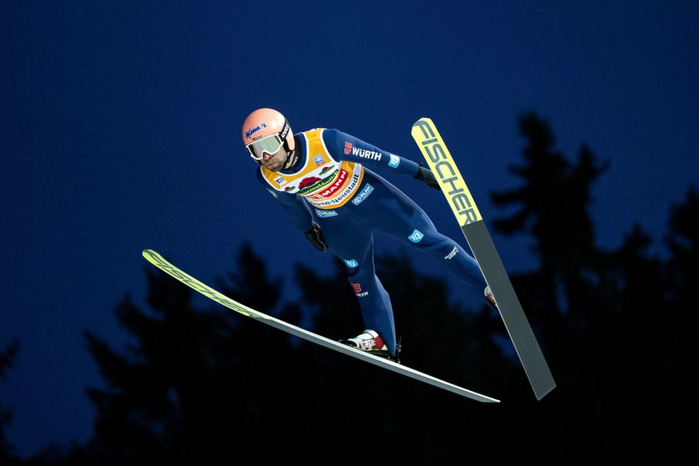 Pius Paschke beim Skispringen