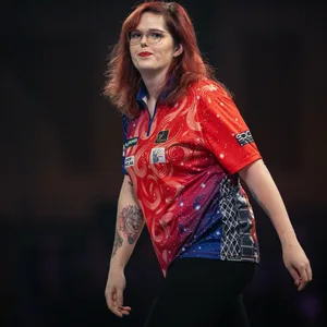 Noa-Lynn van Leuven bei der Darts-WM