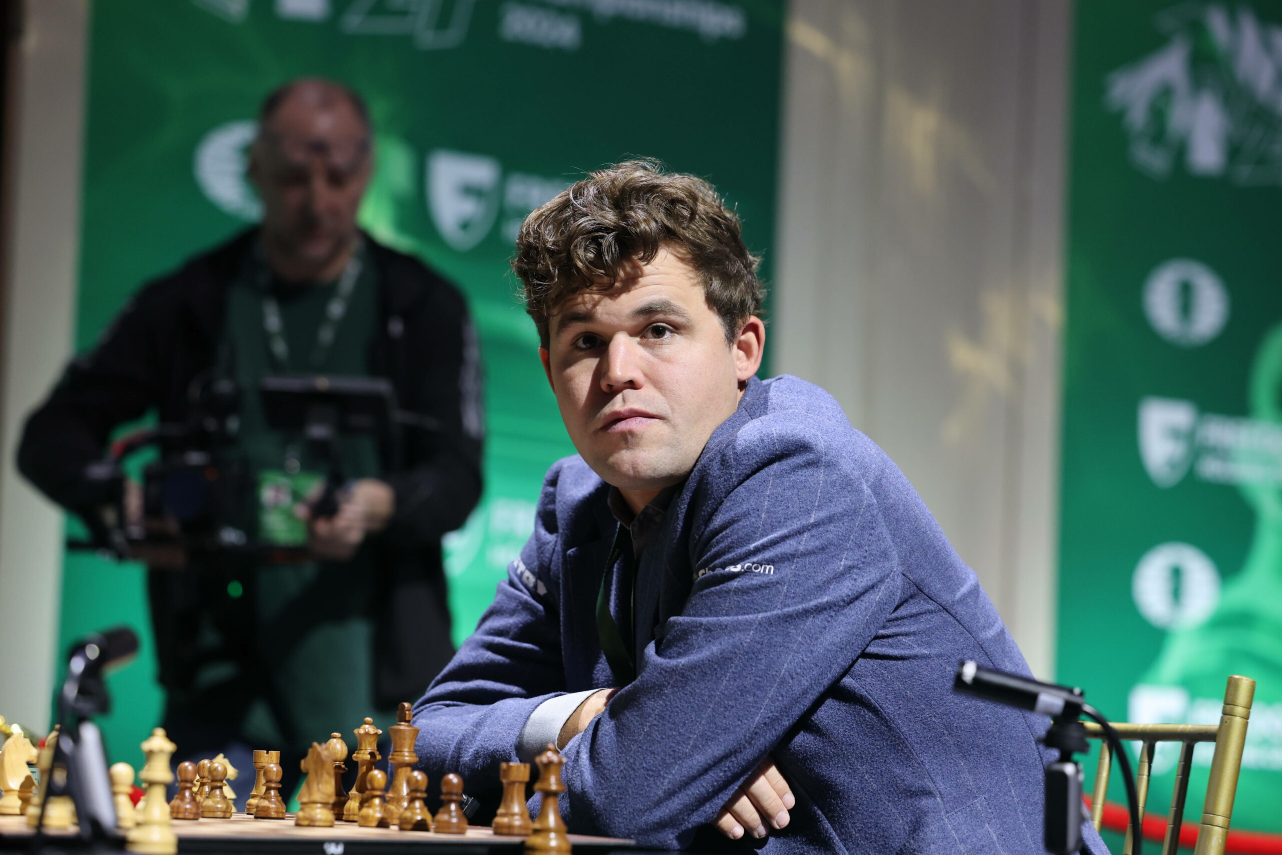 Magnus Carlsen in New York