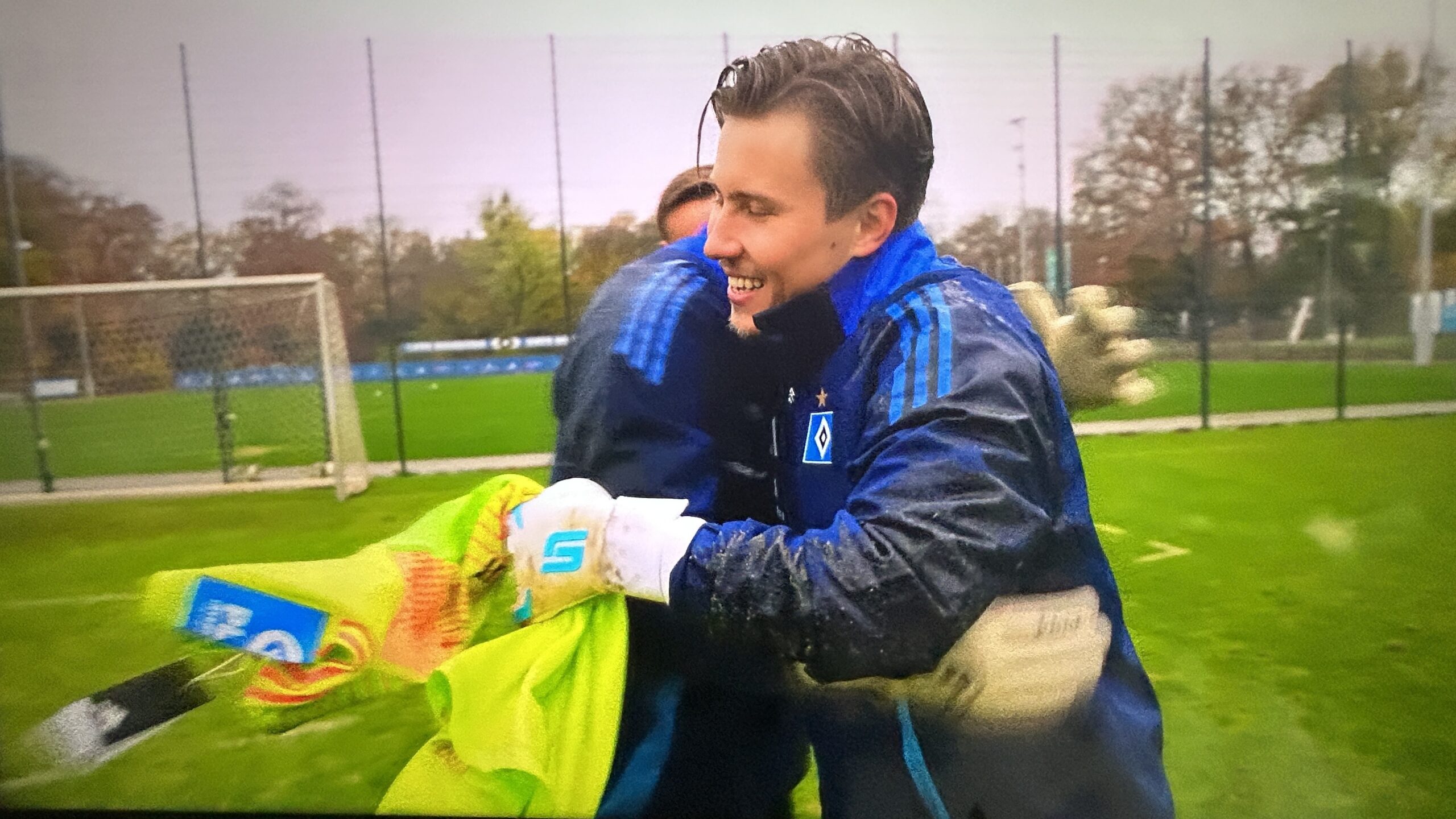 Mike Bolvin trainierte beim HSV mit