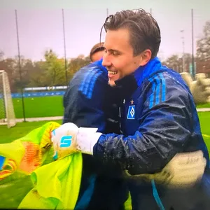 Mike Bolvin trainierte beim HSV mit
