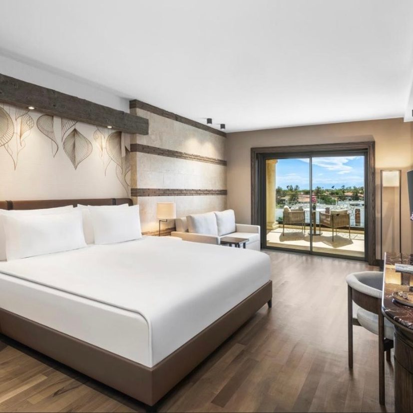 In einem Doppelzimmer wie diesem werden die HSV-Profis während ihres Trainingslagers wohnen.