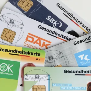Viele Krankenversicherungskarten