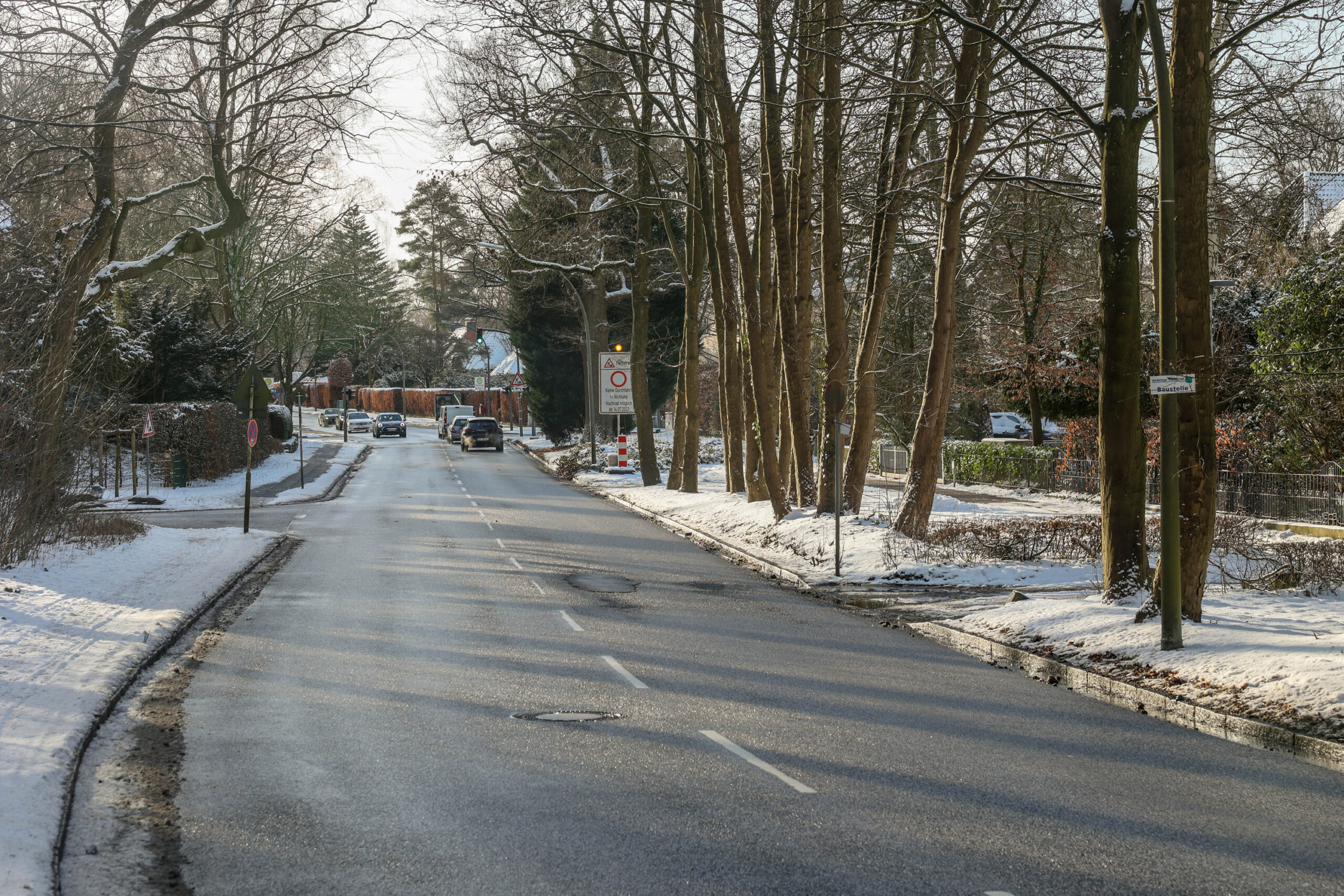 Die Bauarbeiten an der Reventlowstraße sind abgeschlossen.