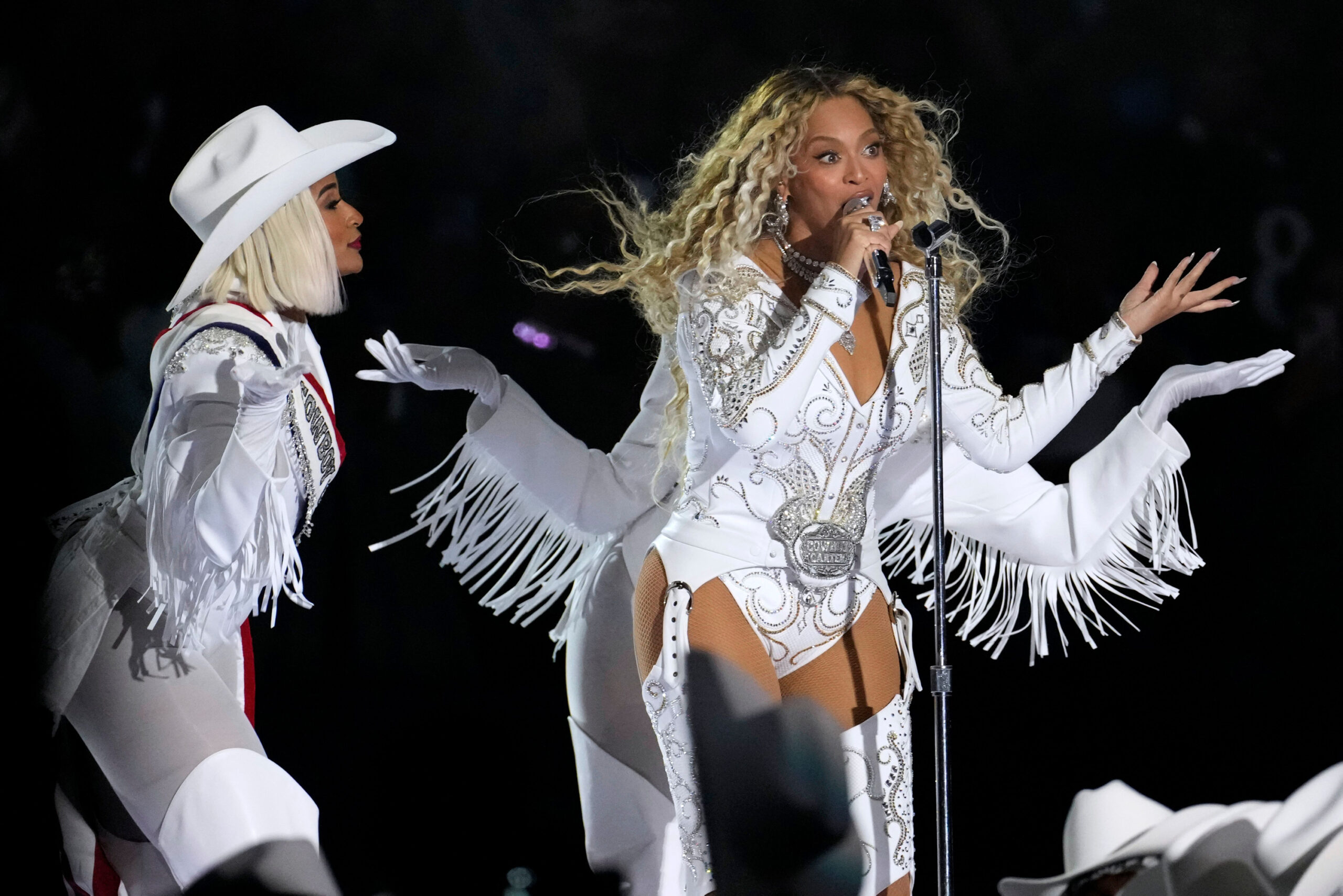 Beyonce bei der Halbzeit-Show der Houston Texans