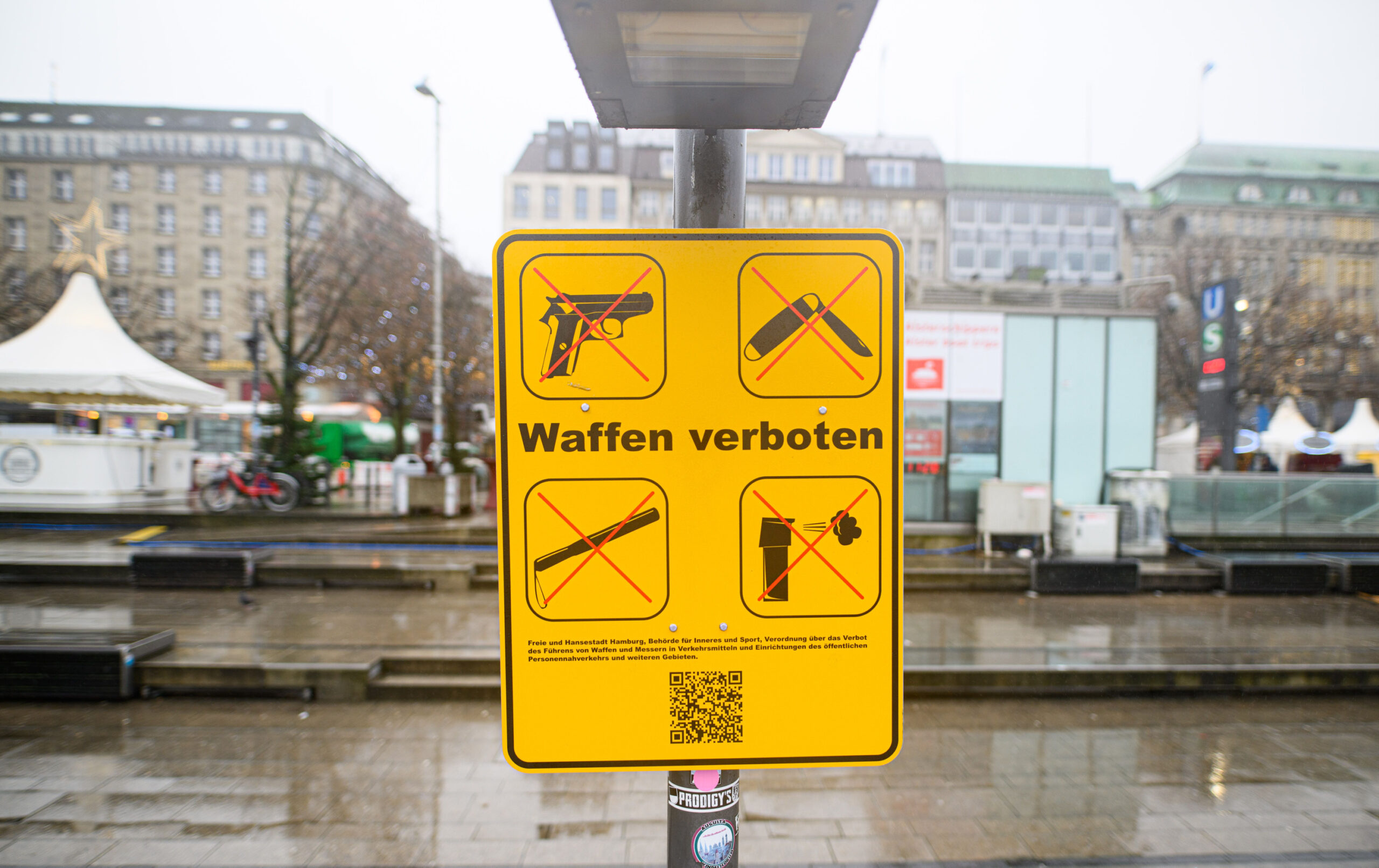 Waffen verboten!