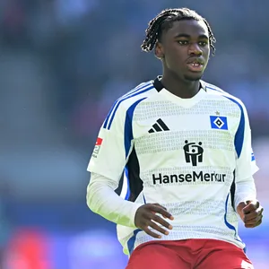 Fabio Baldé ist seit dieser Saison fester Bestandteil des HSV-Zweitligakaders und kam in dieser Saison schon auf 13 Pflichtspieleinsätze.