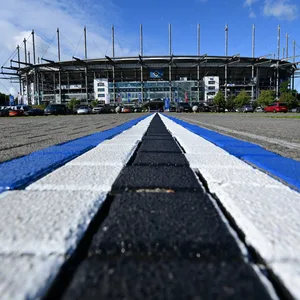 Das Volksparkstadion des HSV