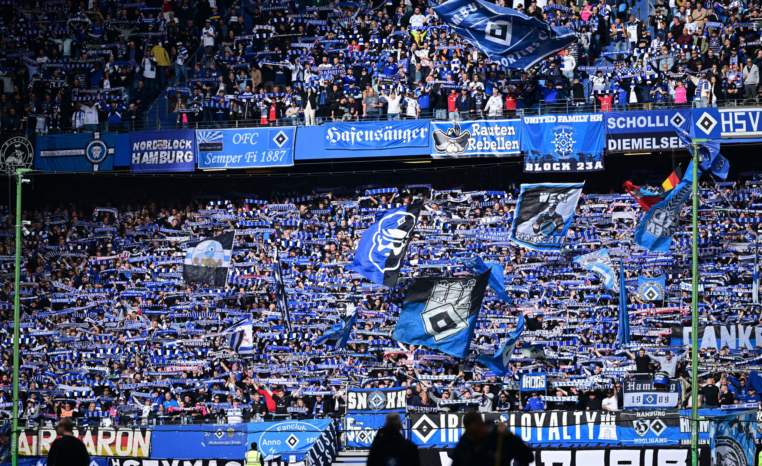 Nordtribüne im Volksparkstadion