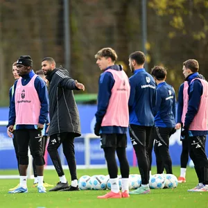 HSV-Nachwuchsspieler beim U21-Training im Volkspark.