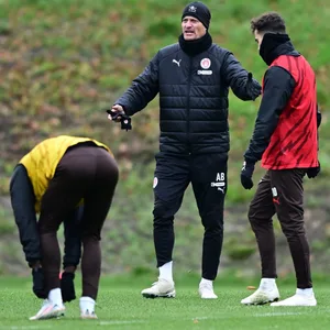 Alexander Blessin beim Training