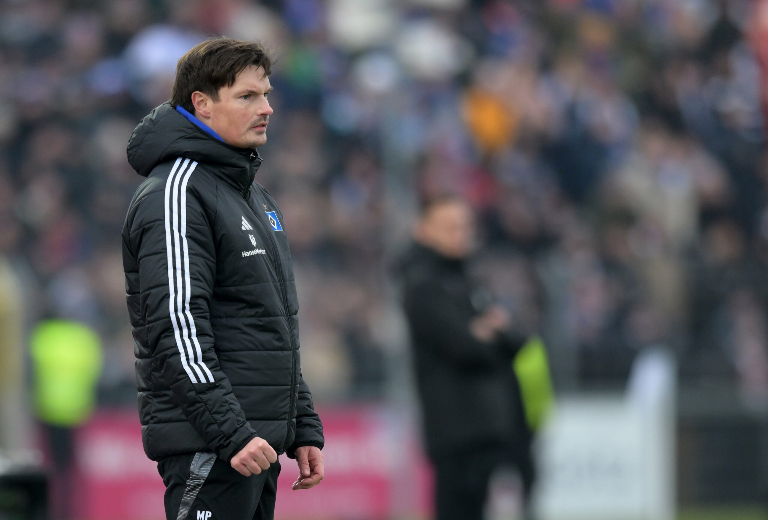 Merlin Polzin beim HSV-Spiel in Ulm