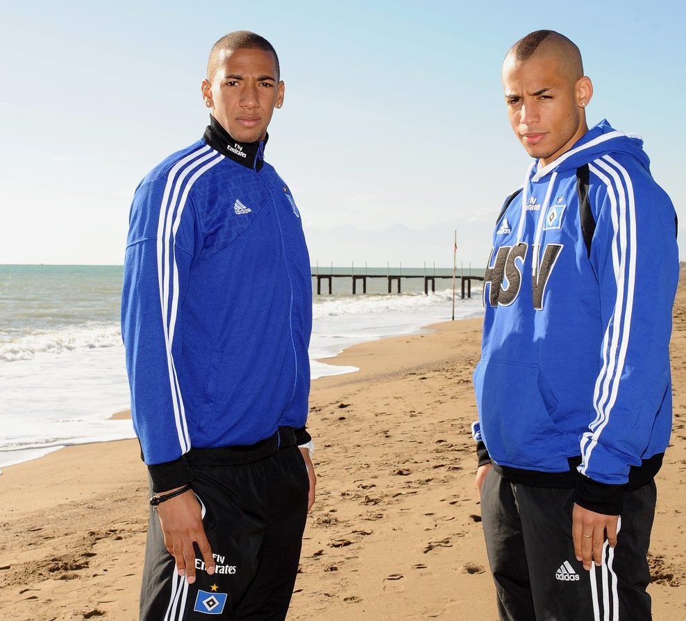 Jung und erfolgreich: Anfang 2010 reisten Jerome Boateng und Dennis Aogo (r.) mit dem HSV nach Belek.