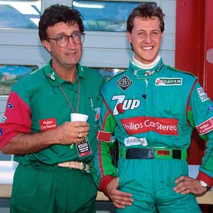 Eddie Jordan und Michael Schumacher