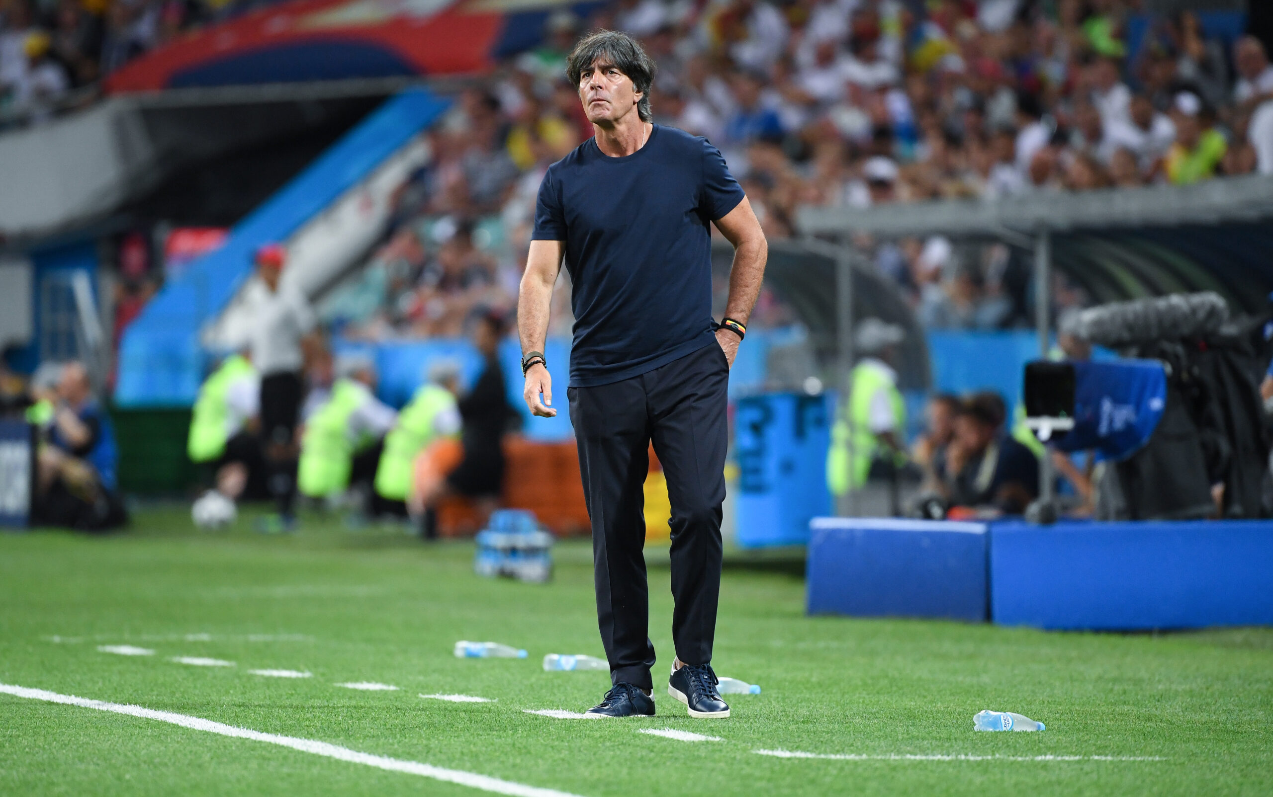 Joachim Löw als DFB-Trainer an der Seitenlinie