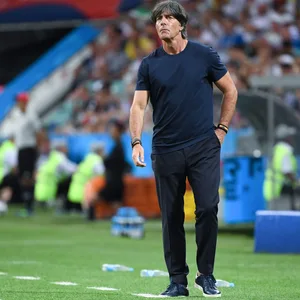 Joachim Löw als DFB-Trainer an der Seitenlinie
