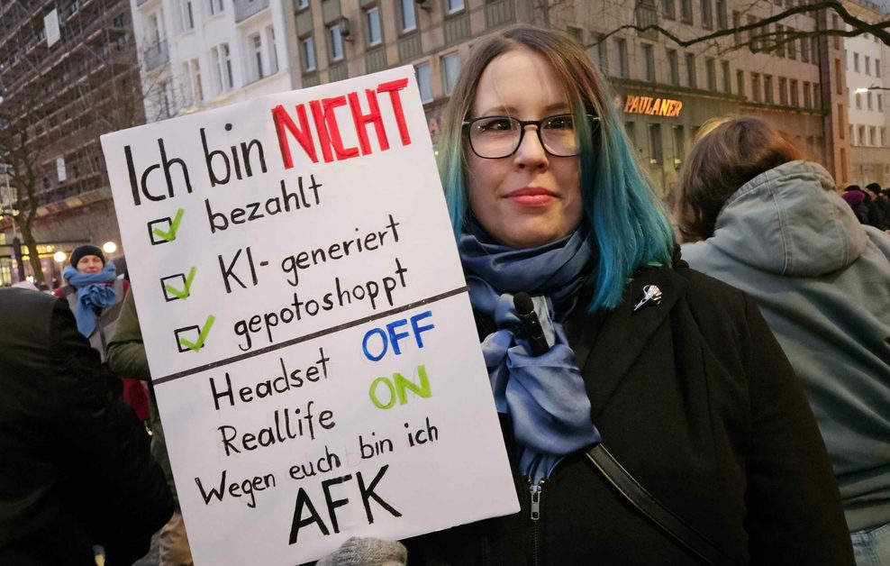 Demonstrantin Natascha (34)