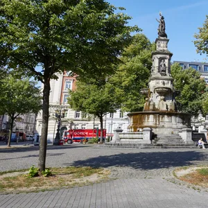 Der Hansaplatz in St. Georg (Archivbild).
