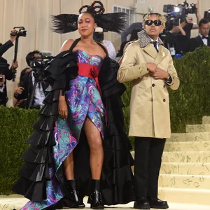 Naomi Osaka und Cordae bei einer Gala in New York