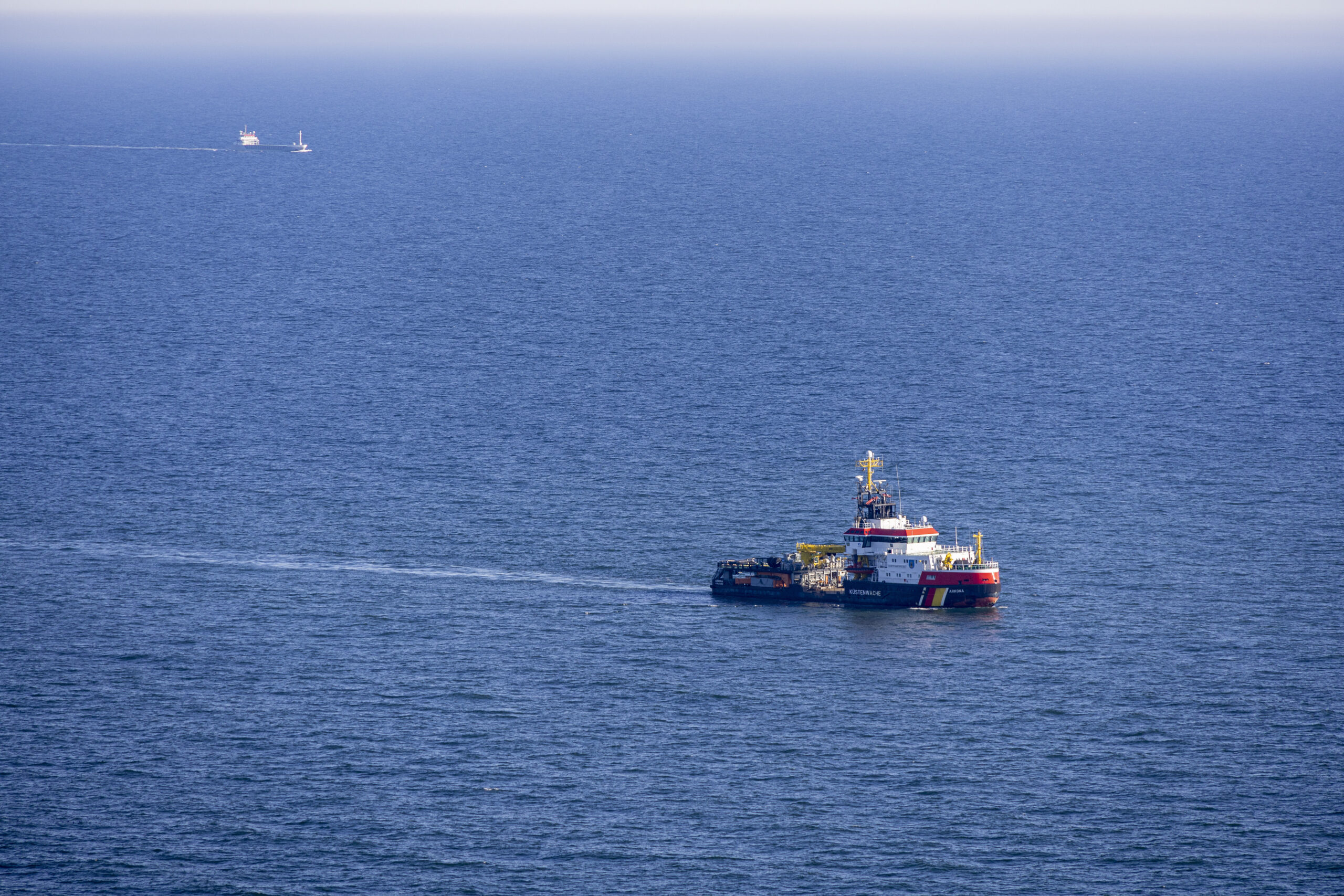 Das Mehrzweckschiff „Arkona" ist im Einsatz. (Archivbild)