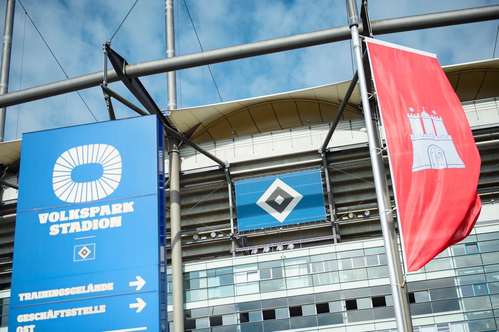 Außanansicht Volksparkstadion