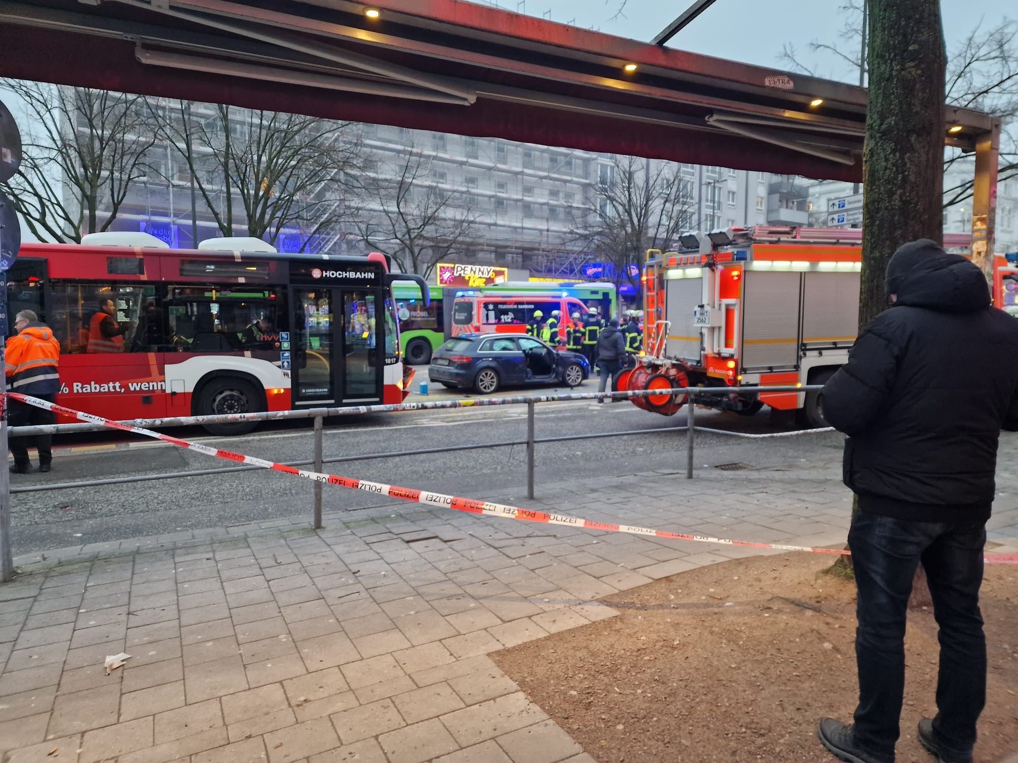 Unfall Reeperbahn