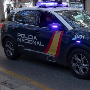 Ein Wagen der spanischen Polizei