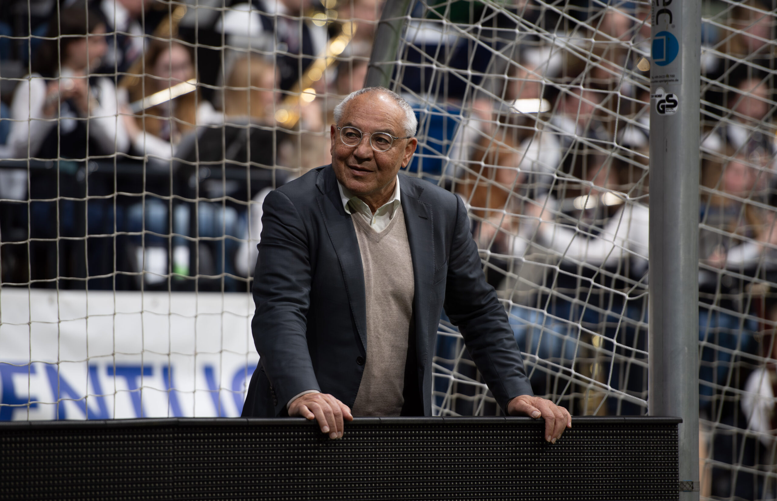 Felix Magath beim Hallenfußball-Turnier