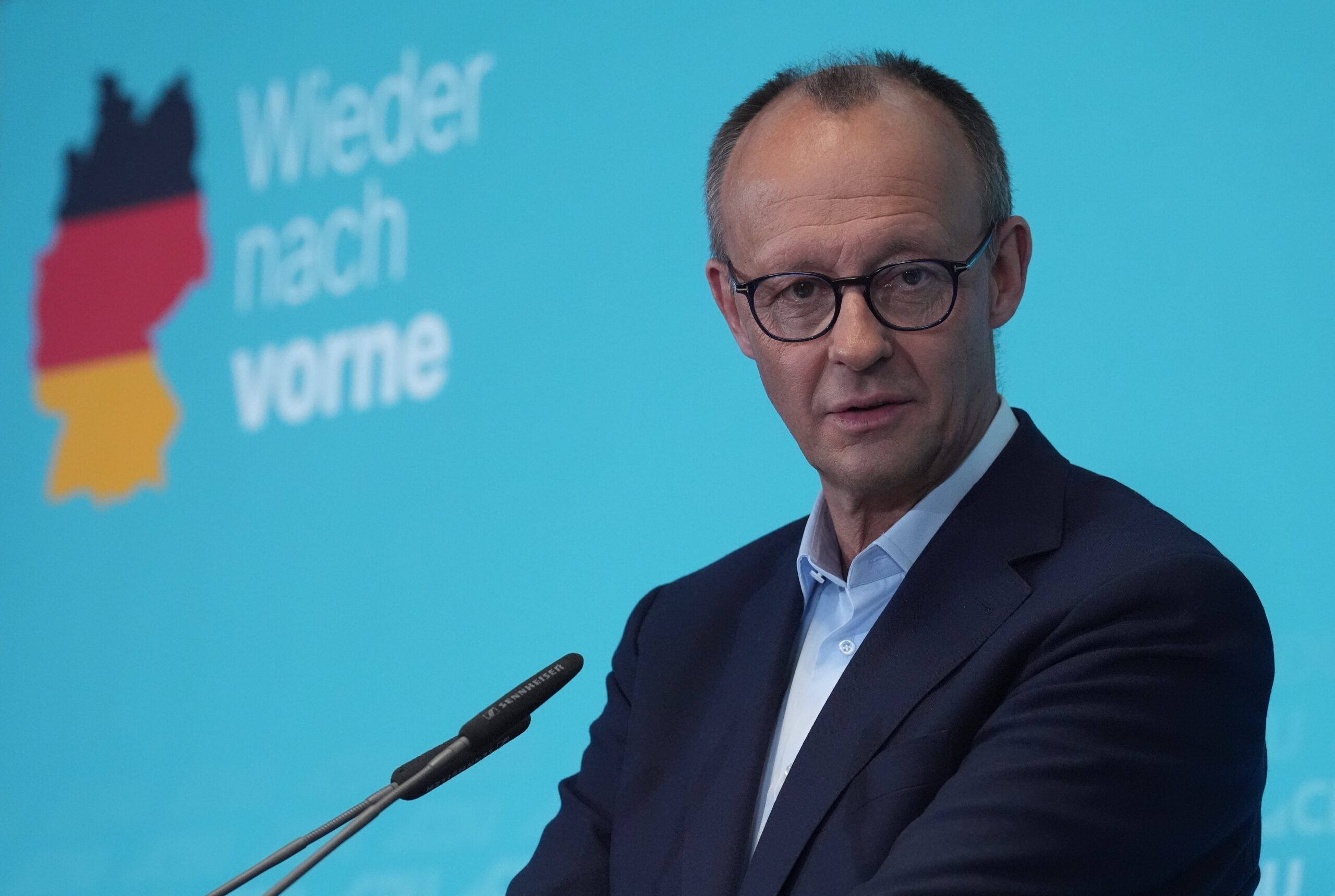 Friedrich Merz, Kanzlerkandidat und Parteivorsitzender der CDU, geht „sehr, sehr zuversichtlich“ in die Wahlkampfphase.