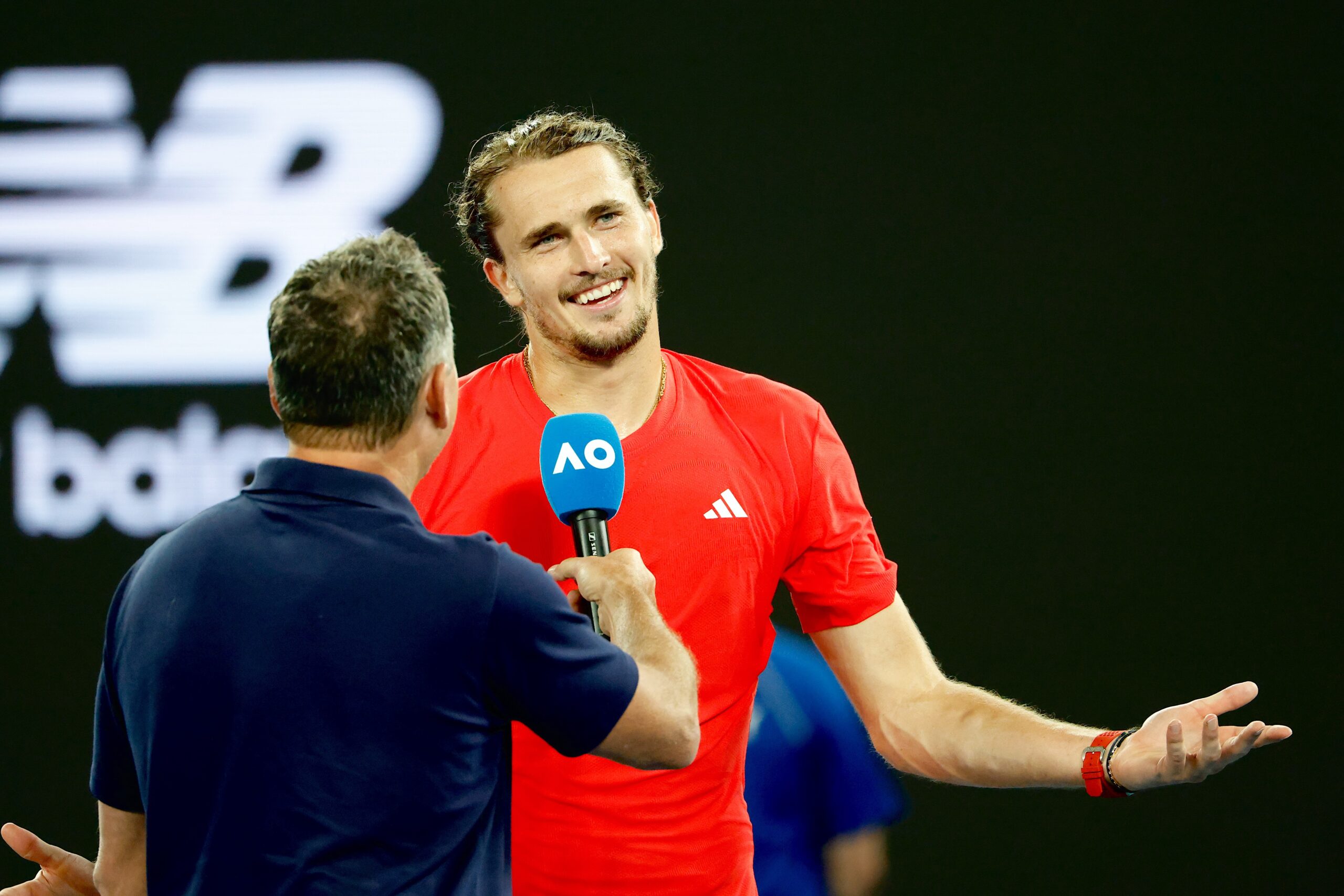 Alexander Zverev im Interview nach dem Sieg über Lucas Pouille