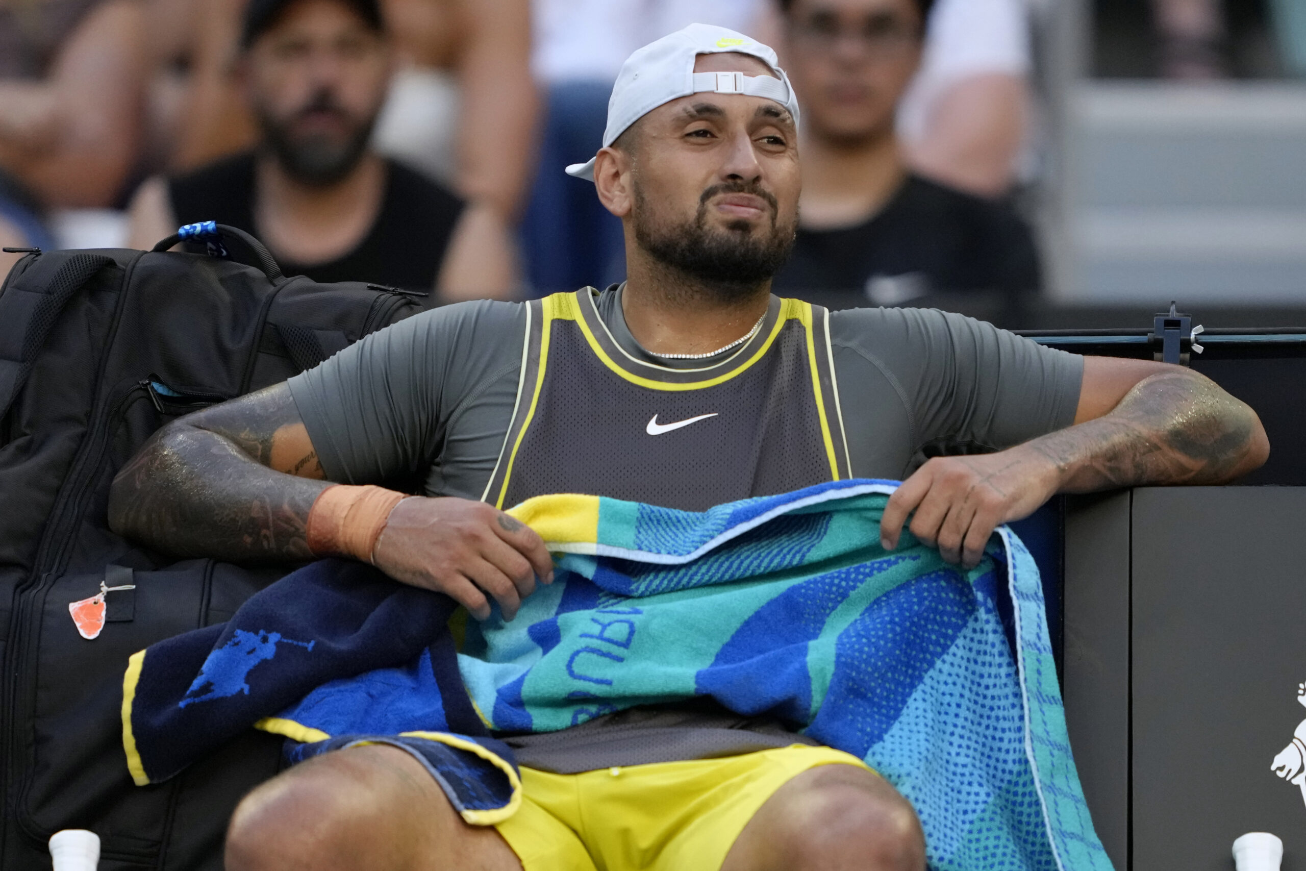 Tennisspieler Nick Kyrgios hadert