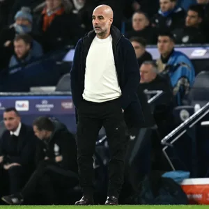 Pep Guardiola im Champions-League-Spiel gegen Brügge