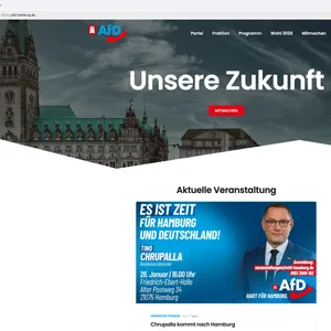 Arglose Bürger werden auf die Website der AfD umgeleitet.