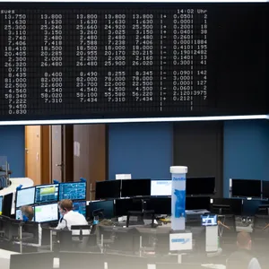 Die Deutsche Börse in Frankfurt am Main. (Archivbild)