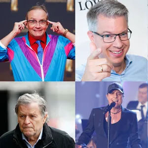 Eine Kollage von Wigald Boning, Frank Thelen, Georg Kofler, Peter Schilling und Jan-Erik Slooten rufen zur Wahl der FDP auf.