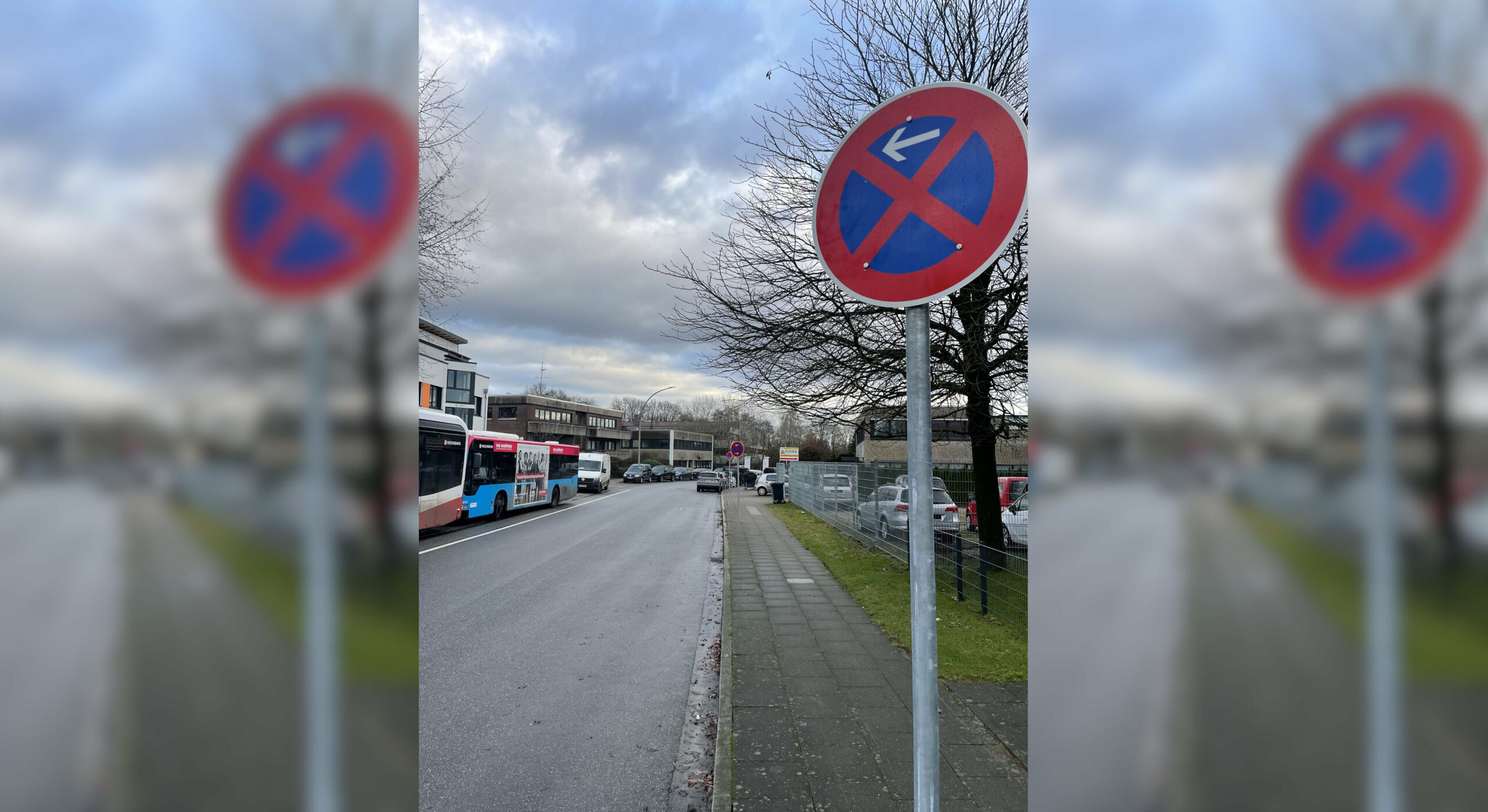 Im Poppenbütteler Bogen befindet sich seit September die Endhaltestelle der neuen Buslinie X27.