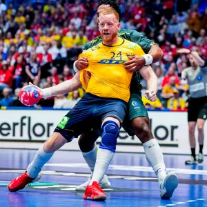 Jim Gottfridsson im WM-Spiel Schweden gegen Brasilien