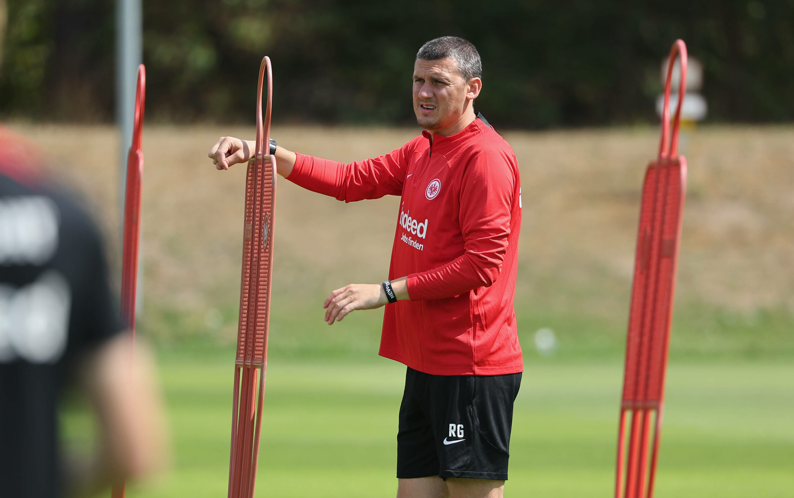 Ralph Gunesch auf dem Trainingsplatz