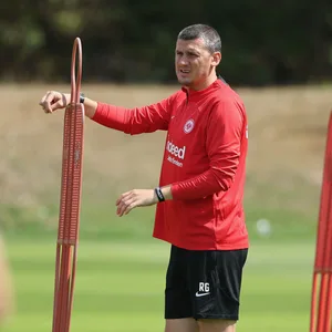 Ralph Gunesch auf dem Trainingsplatz