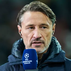 Niko Kovac am Mikrofon bei der Champions League