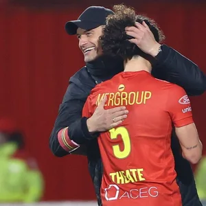 Alexander Blessin mit Arthur Theate