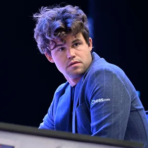 Magnus Carlsen bei einer Schachpartie