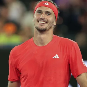 Alexander Zverev lacht