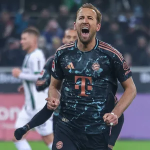 Harry Kane schreit seine Freude über ein Tor heraus