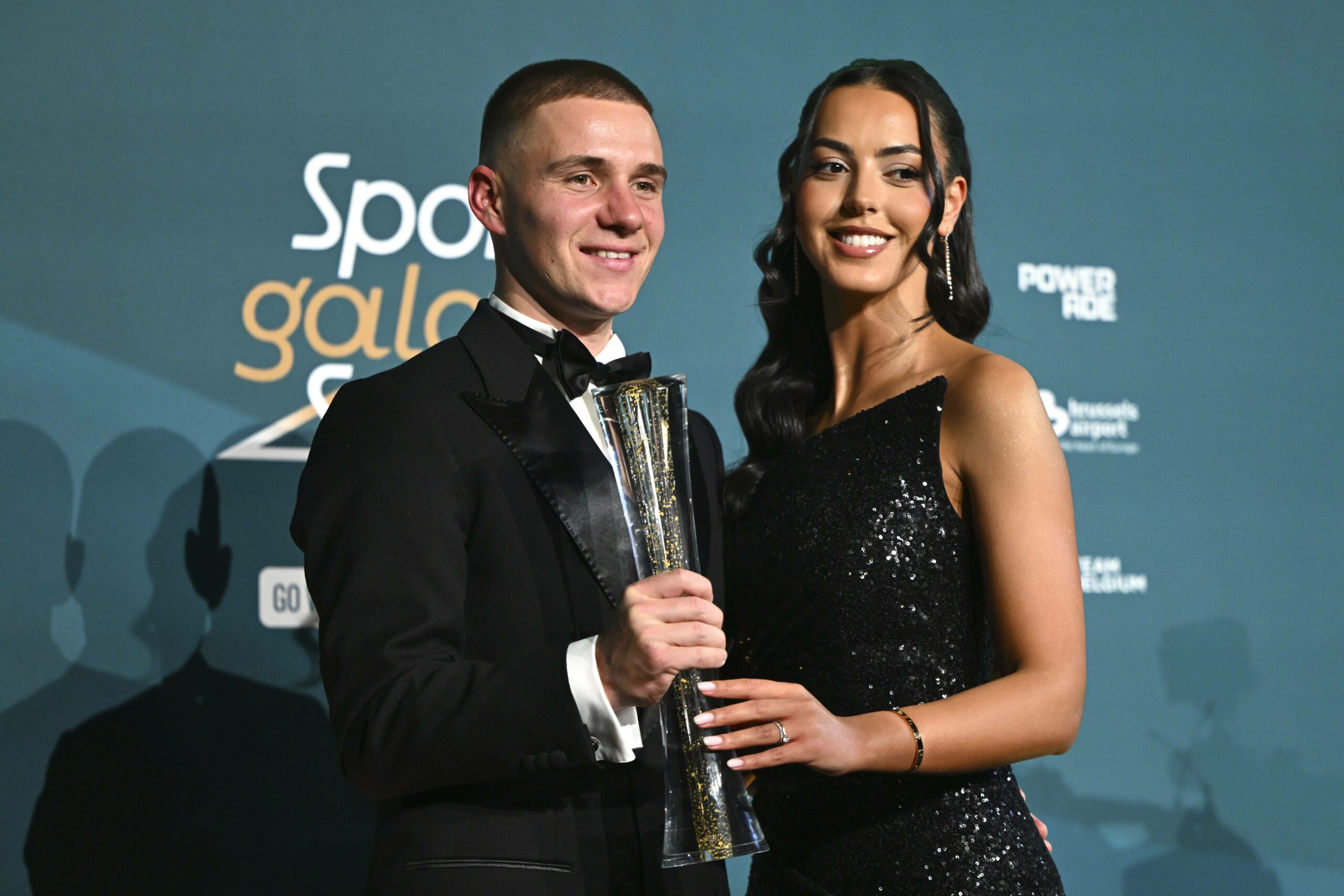 Remco Evenepoel bei einer Sports-Gala in Brüssel