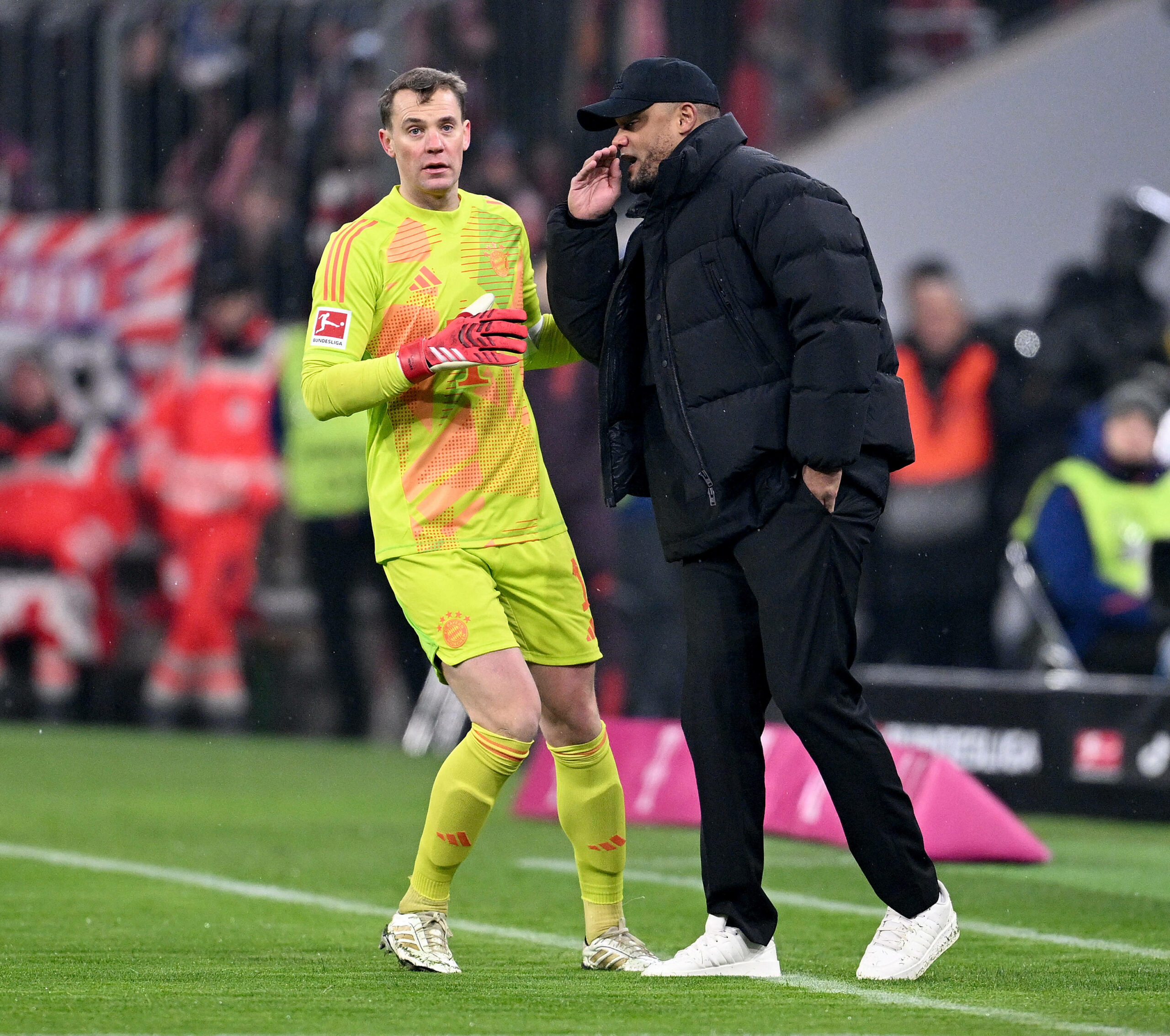 Manuel Neuer und Vincent Kompany