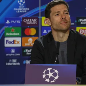 Xabi Alonso bei einer Pressekonferenz in Madrid