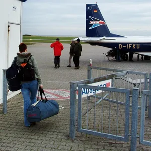 Der Flughafen auf Juist (Archivbild).