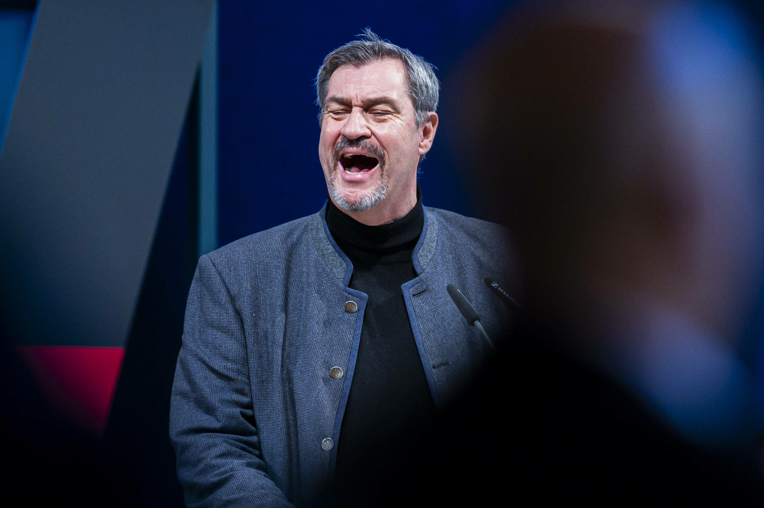 Markus Söder reißt den Mund auf